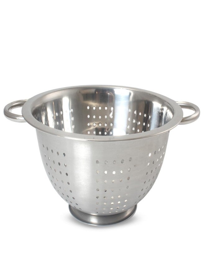 PLUMM Get Plumm Rice Washing Strainer Colander 29cm | Multipurpose Stainless Steel Colanders | Durable, Anti-Rust Kitchen Accessories Items Essential Kitchen Colander for Washing Fruits, Vegetables, Rice - Image 1